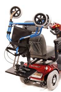 Rear mobility scooter carrier